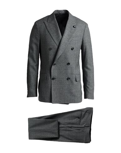 Man Suit Lead Size 40 Wool, Elastane