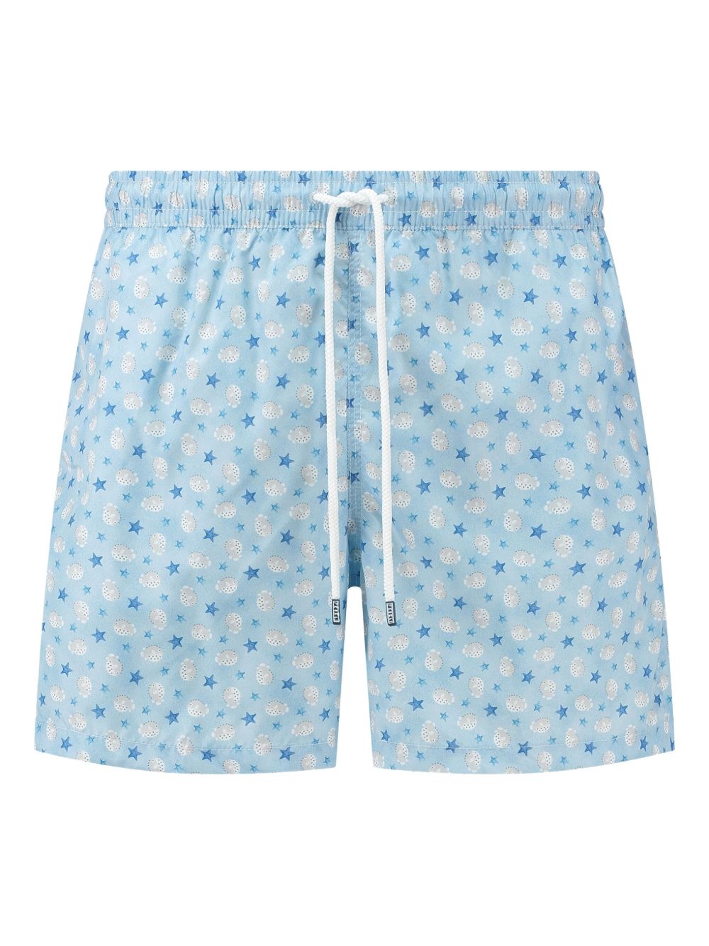 FEDELI Kids star-print swim shorts - Blue