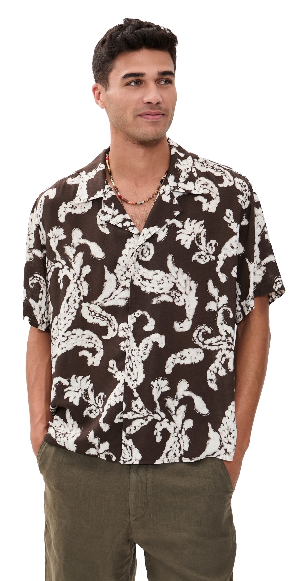 Hell Shirt Brown Paisley