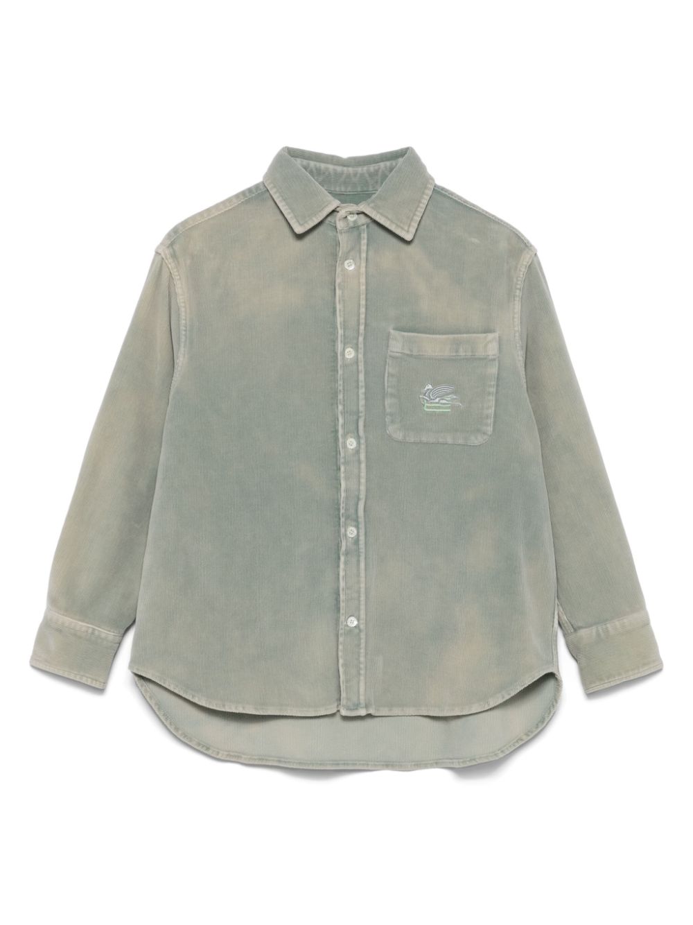 Pegaso-motif shirt - Green