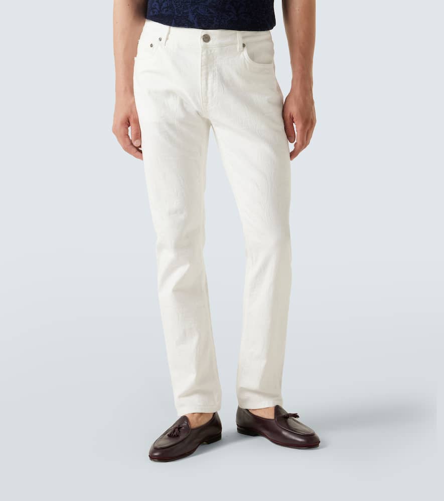 Pegaso low-rise straight jeans