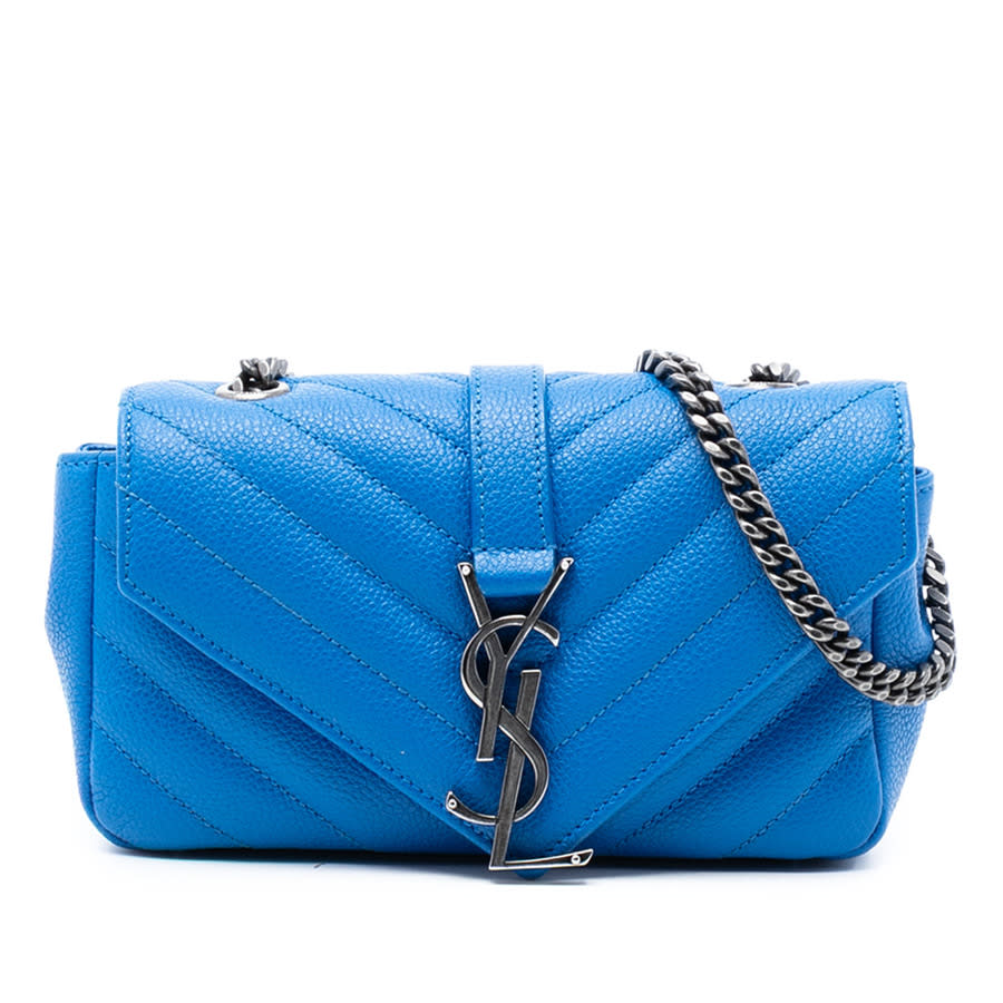 Pre-owned Baby Grained Calfskin Chevron Classic Monogram Chain Bag DMR399289A.1015