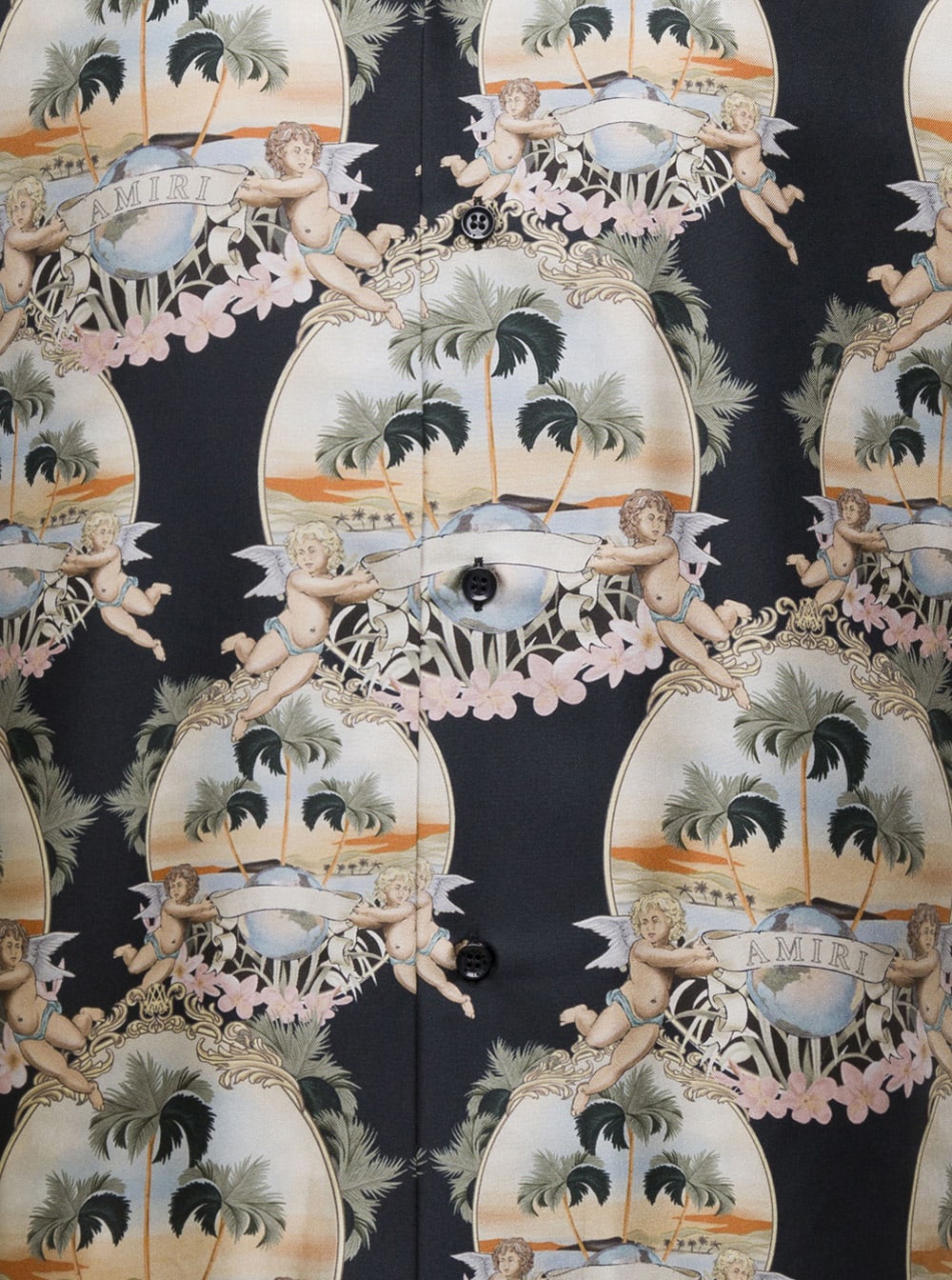 All Over Palm Bowling Shirt