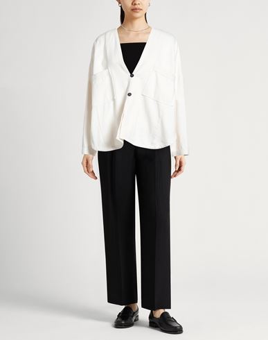 Forte_forte Woman Jacket Off white Size 2 Cotton