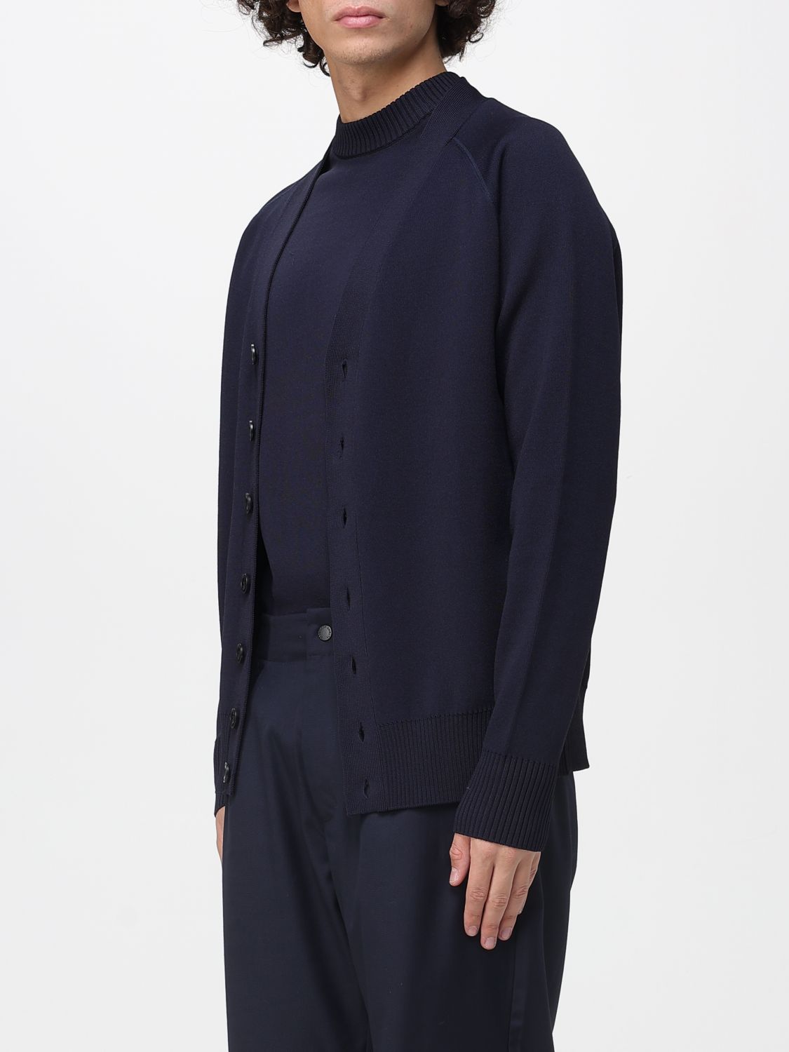 Cardigan Men color Blue