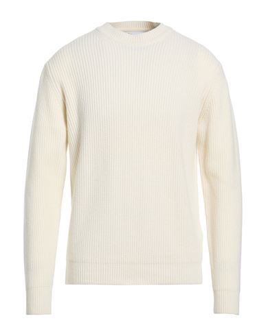 Man Sweater Ivory Size XL Wool, Cashmere