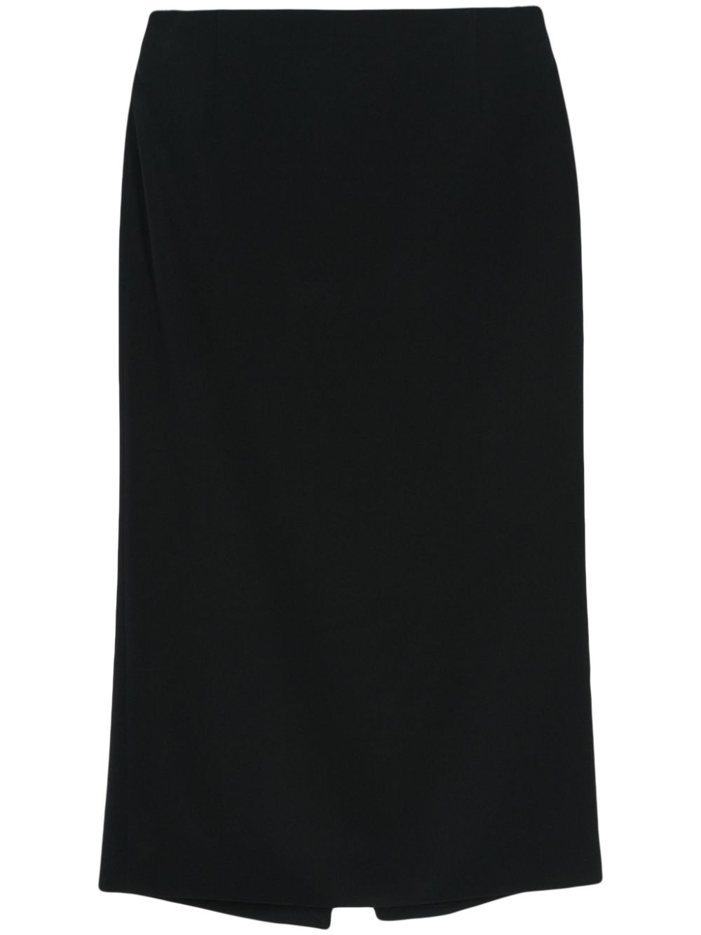 Manuela crepe midi skirt - Black