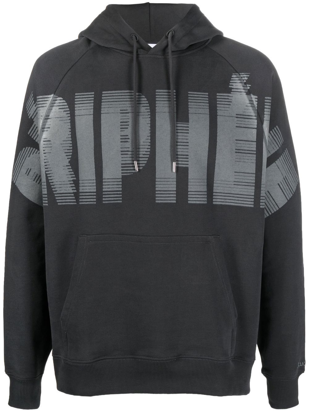 Racing Peripherie organic cotton hoodie - Black