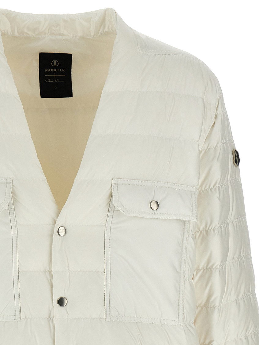 White V Neck Jacket
