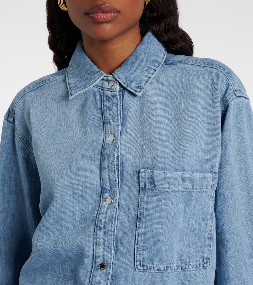 Ivy cotton and linen denim shirt