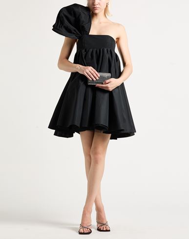 Woman Midi dress Black Size 4 Polyester