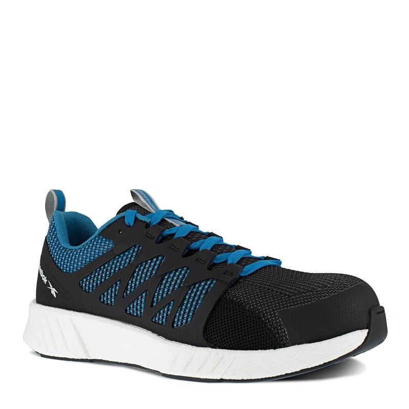 Men's Fusion Flexweave Cage Composite Toe Work Shoes (Blue)