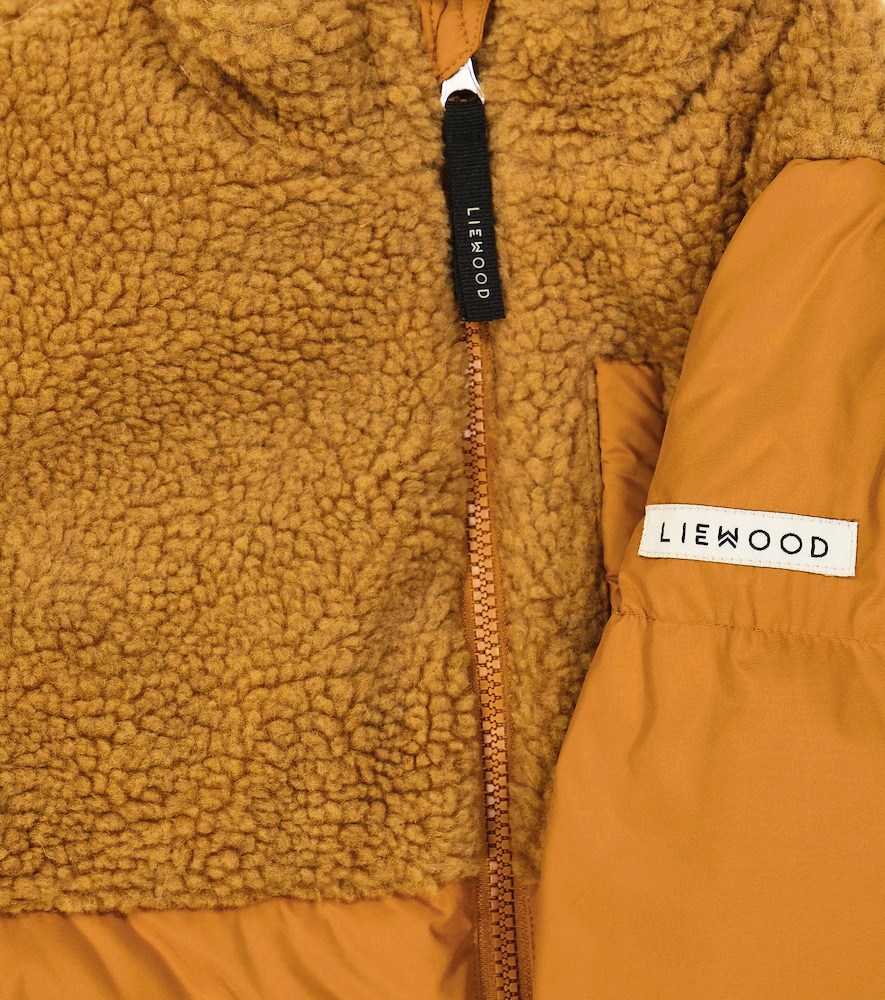Liewood Marlin fleece-trimmed down jacket