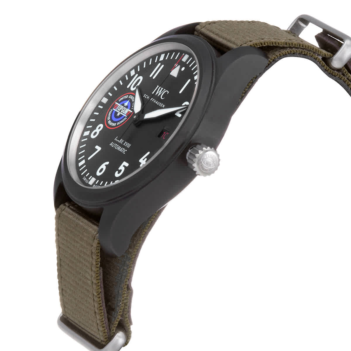 Pilots Mark XVIII Top Gun SFTI Automatic Black Dial Mens Watch IW324712