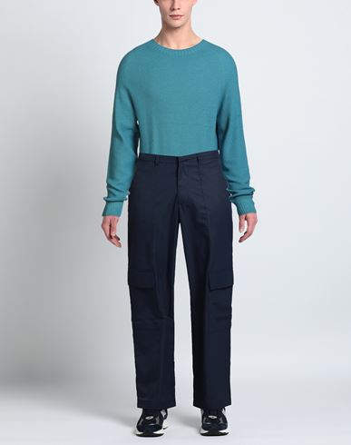 Man Sweater Azure Size 44 Merino Wool