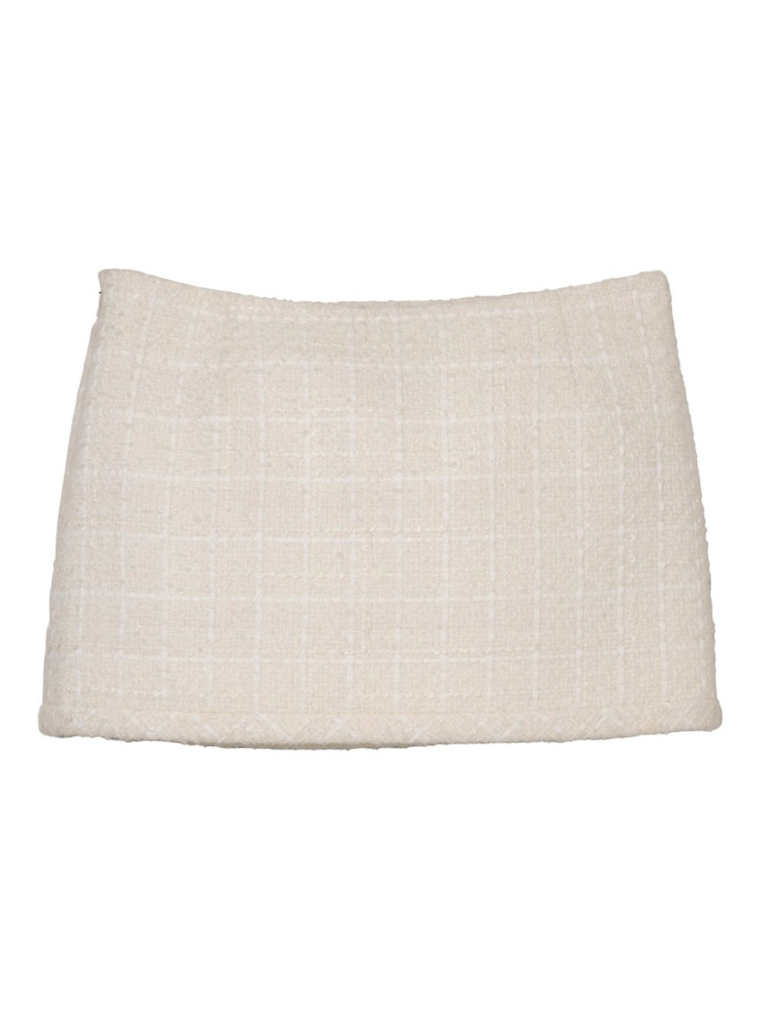 - Tweed Mini Skirt