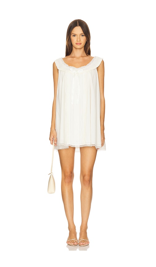 For Love & Lemons Venetia Slip Dress in Cream. -  XL also in L