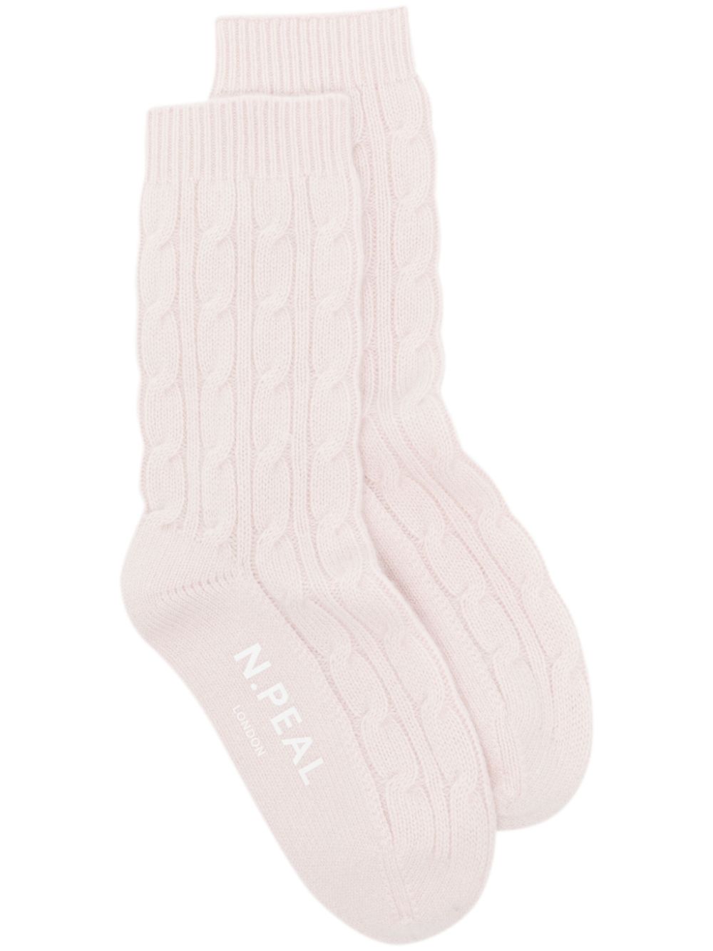 Cashmere house socks - Neutrals