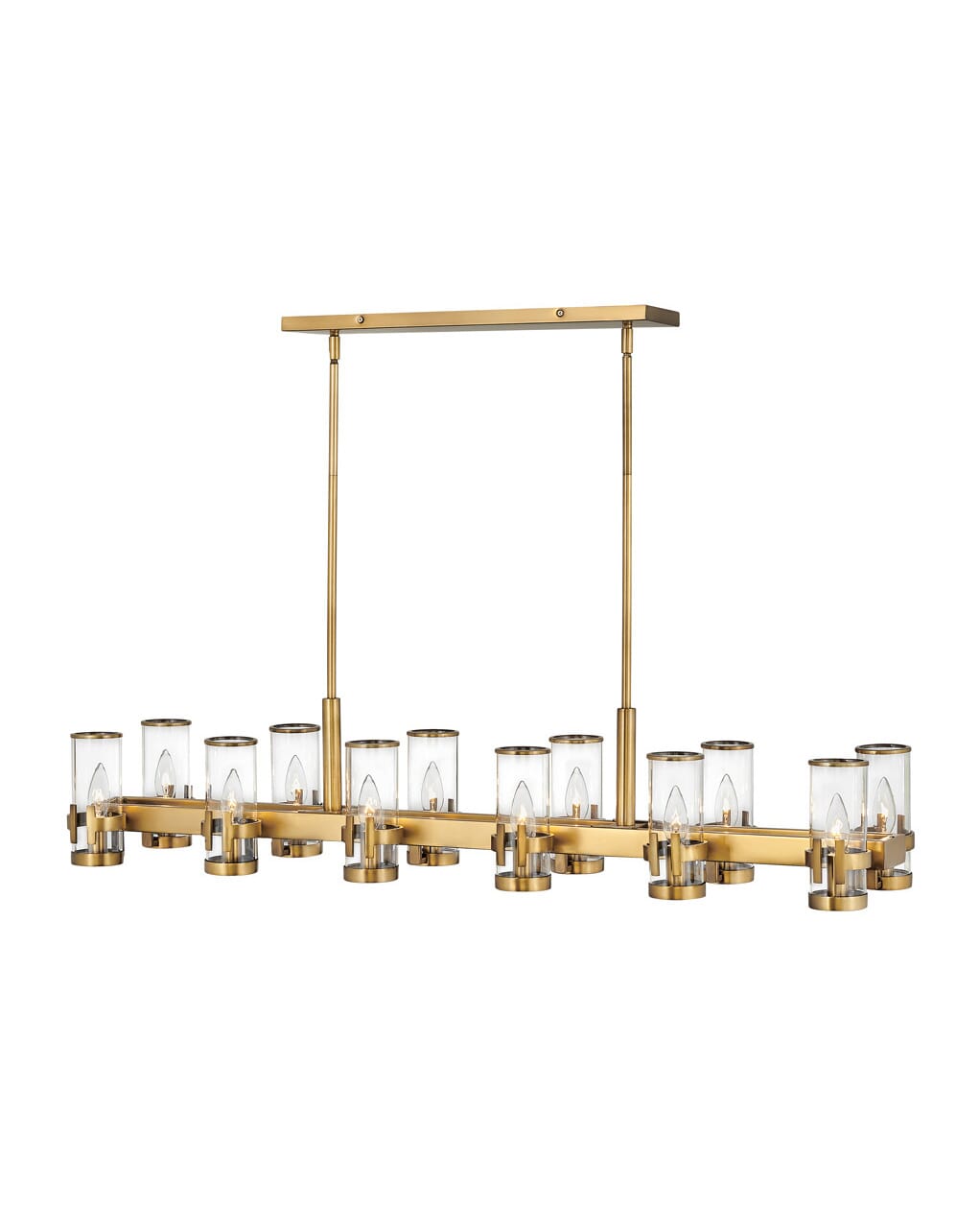 Heritage Brass LED Chandelier from the Reeve Collection