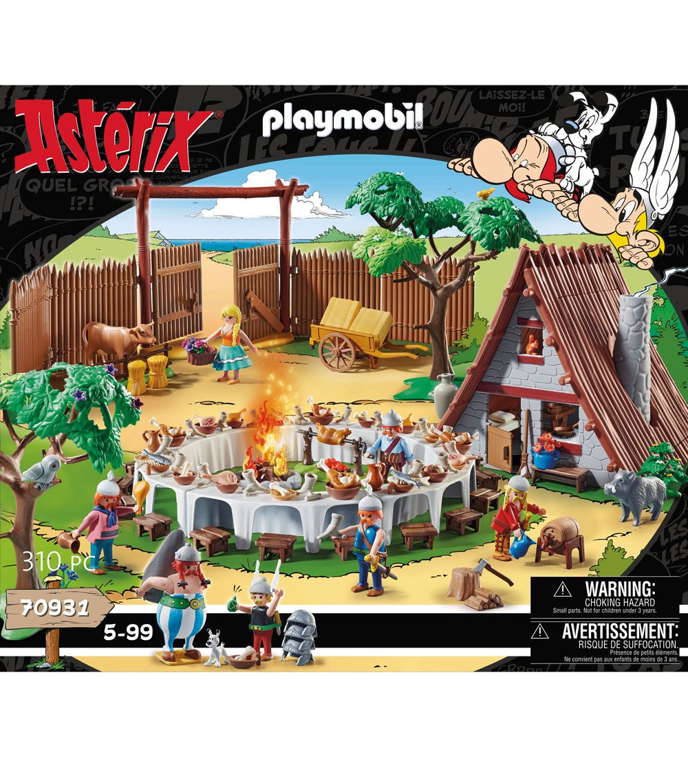 Playmobil Asterix - The Large Village party - 70931 - 310 Parts - Playmobil - OneSize - Toy