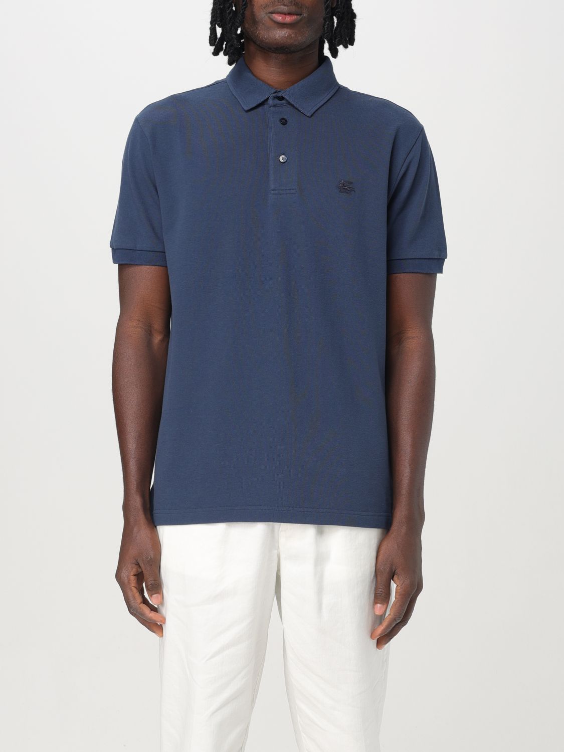 Polo Shirt Men color Blue