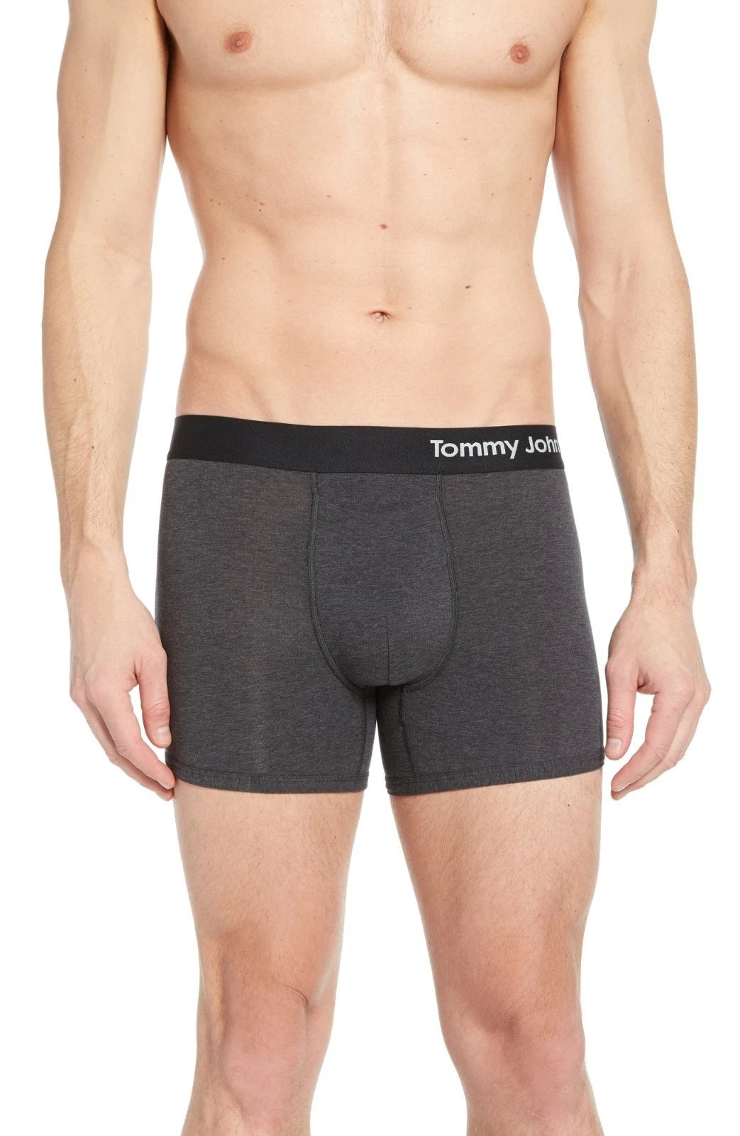 Cool Cotton Underwear Mens Charcoal Heather Boxer Brief DDR2833