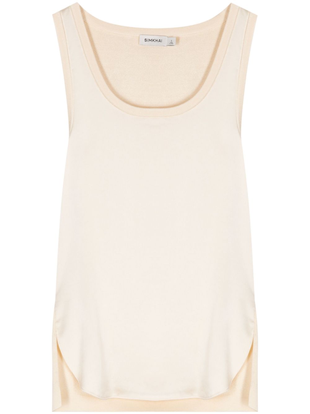 Faro panelled tank top - Gold