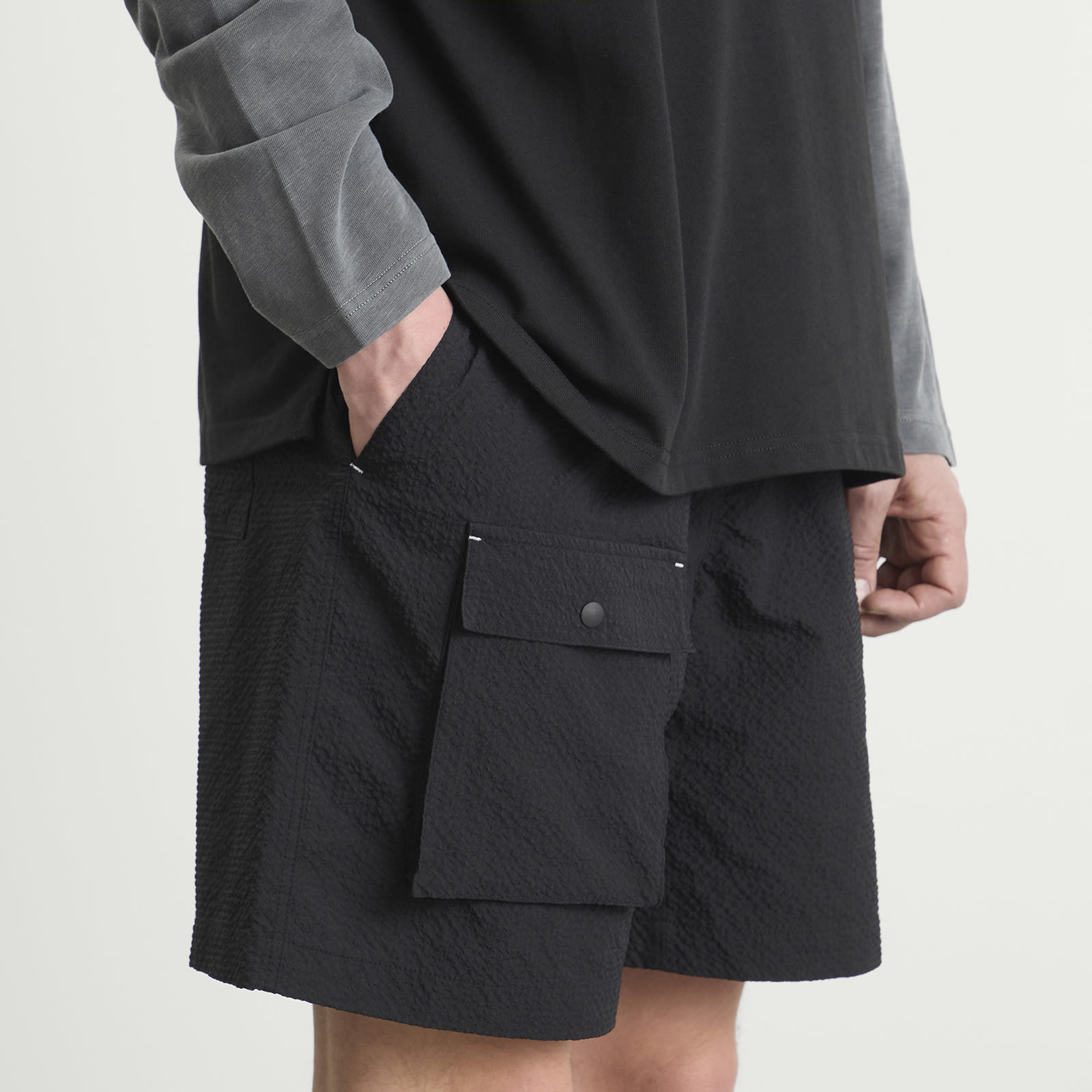 Men's Comfortable Banding Shorts Black