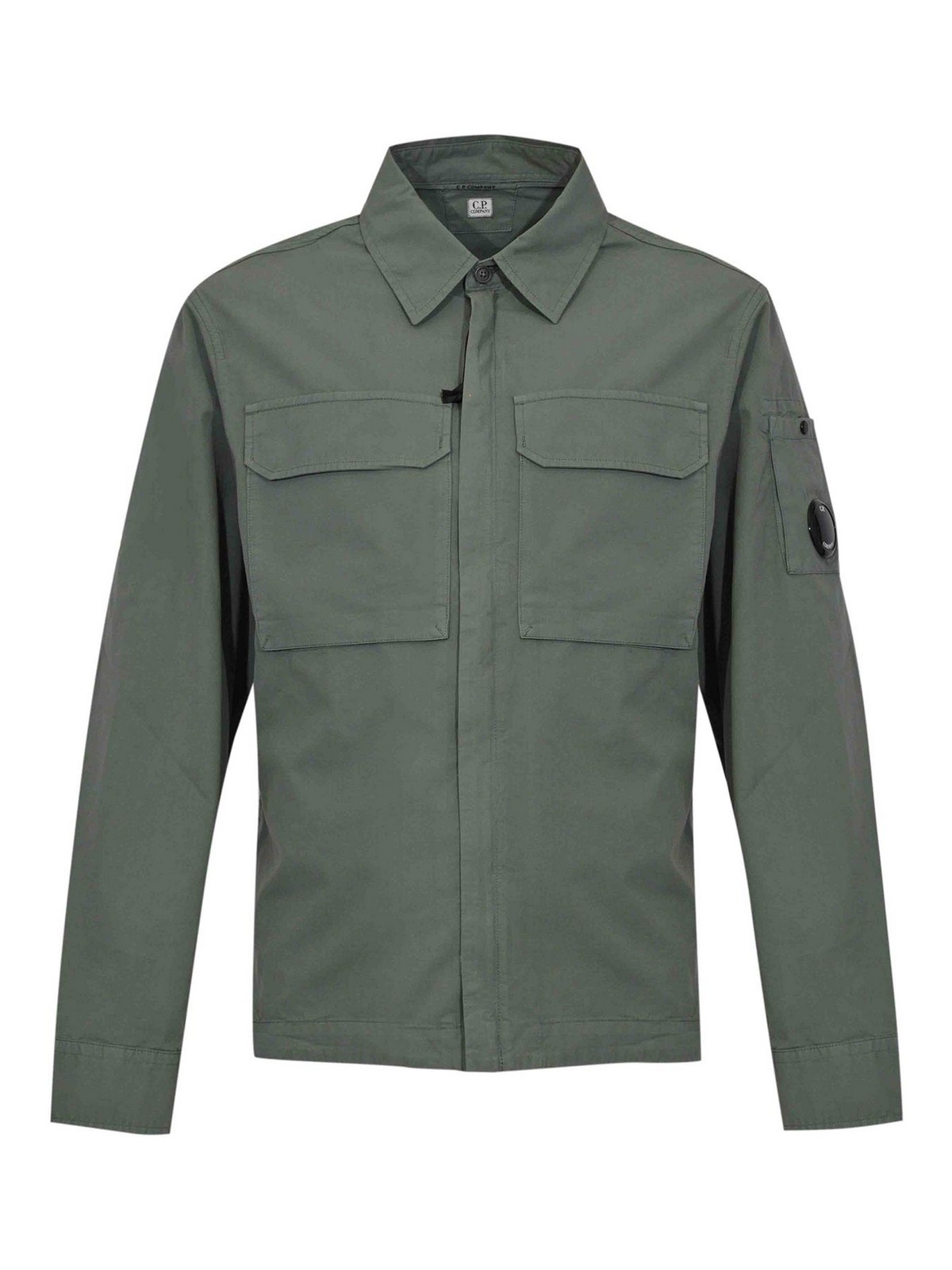 C. P. Company Green Cotton Overshirt