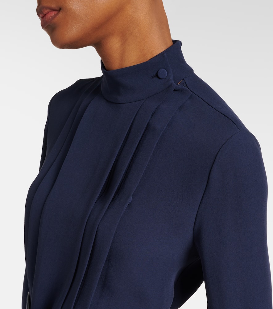 Cady Couture pleated belted blouse