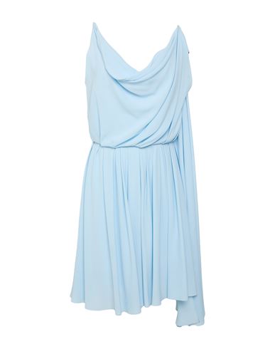Woman Mini dress Sky blue Size 2 Acetate, Silk