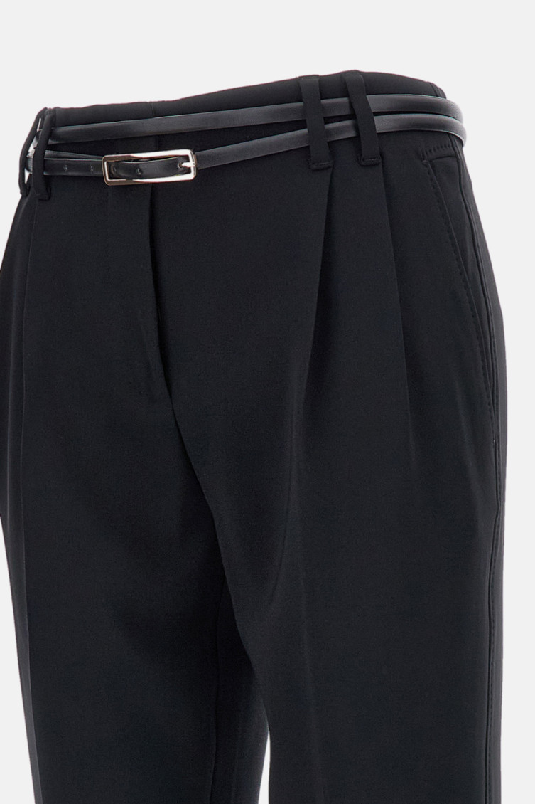 Black Straight Pant