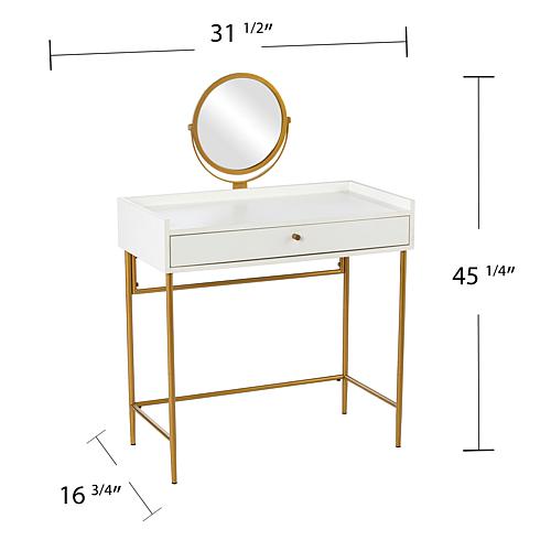 Derald Vanity Table w/ Mirror