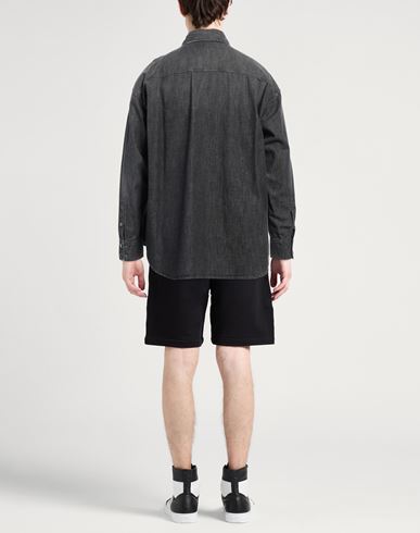 Man Denim shirt Black