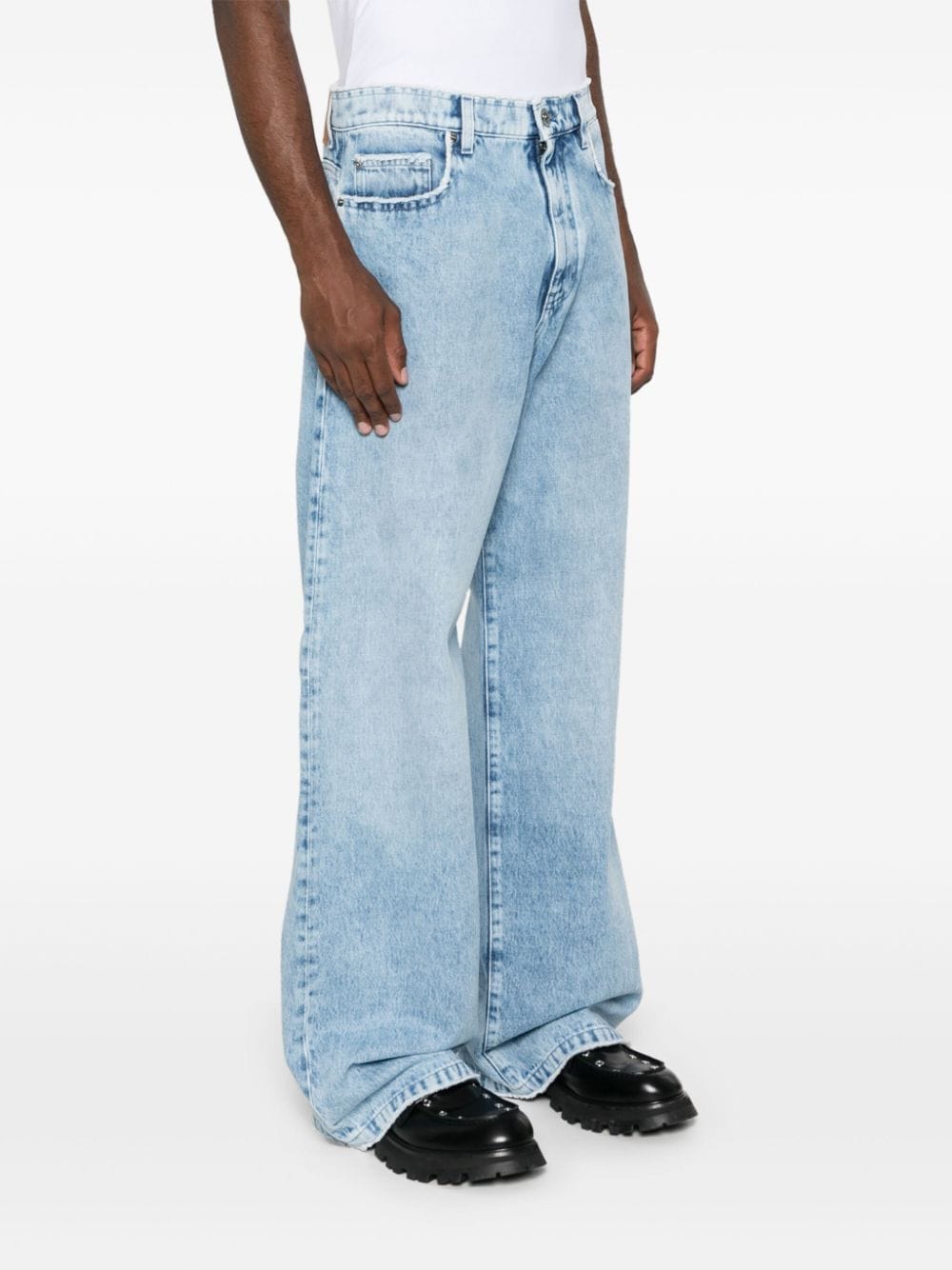 Light Blue Cotton Jeans