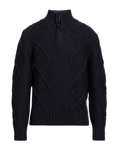 Man Sweater Navy Size L Merino Wool