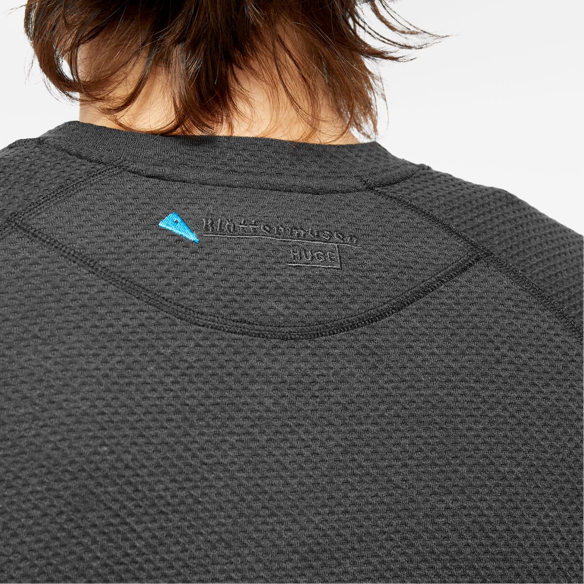 Men's Huge Thermal Crew Sweat Raven/Burnt Russet