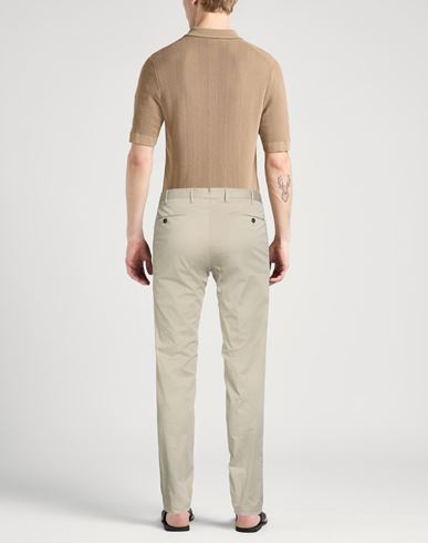 Man Pants Beige Size 40 Cotton, Elastane