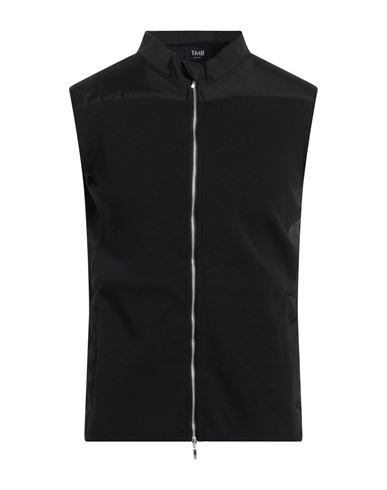 Man Vest Black Size L Polyamide, Elastane