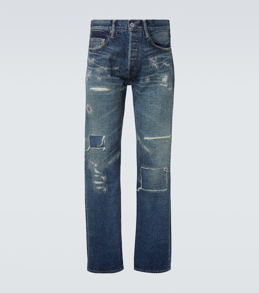 Selvedge straight jeans