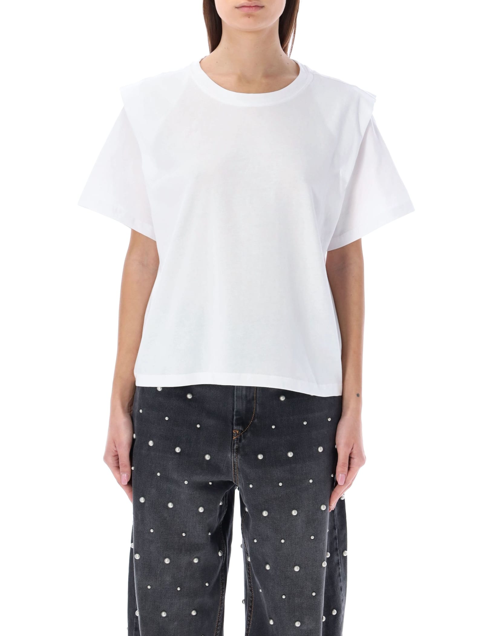 -Zelitos T Shirt Bianco-Donna