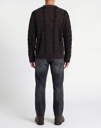 Premium Man Sweater Charcoal Size L Acrylic, Nylon