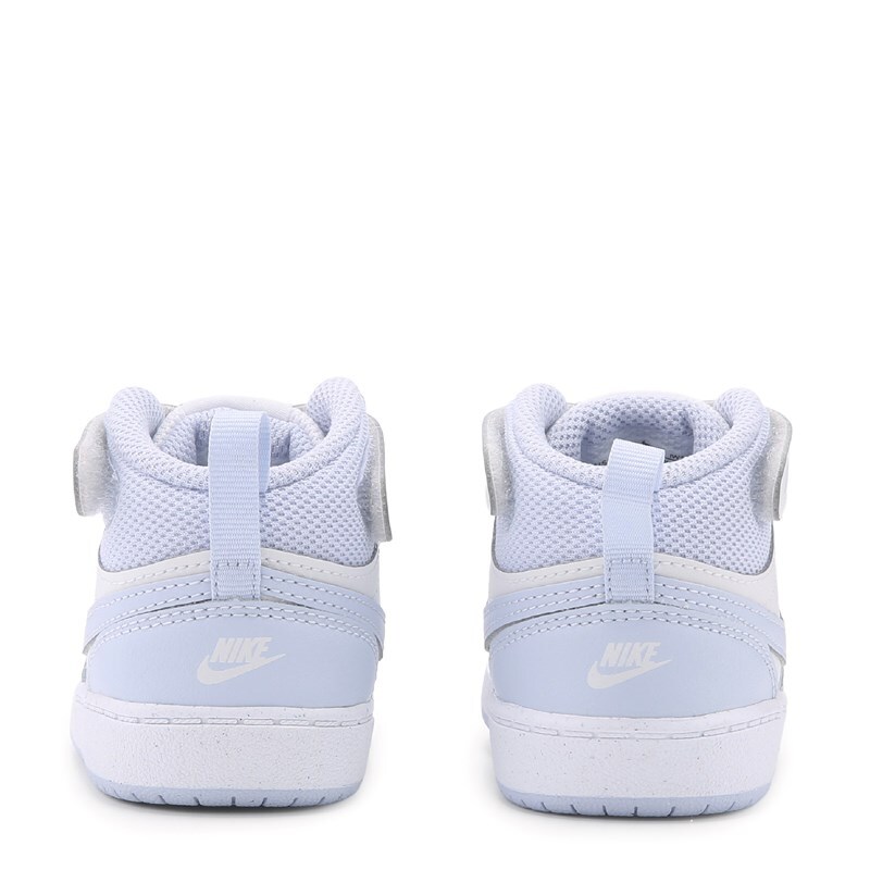 Kids' Court Borough Mid 2 High Top Sneaker Baby/Toddler Shoes (White/Lavender)