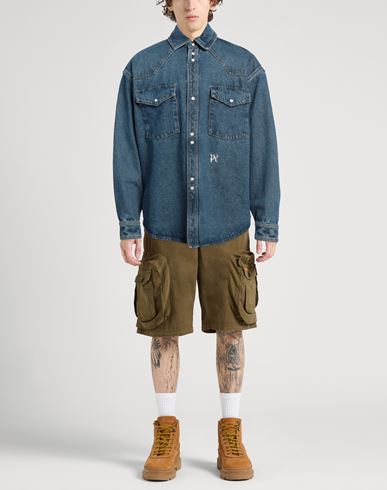 Man Denim shirt Blue