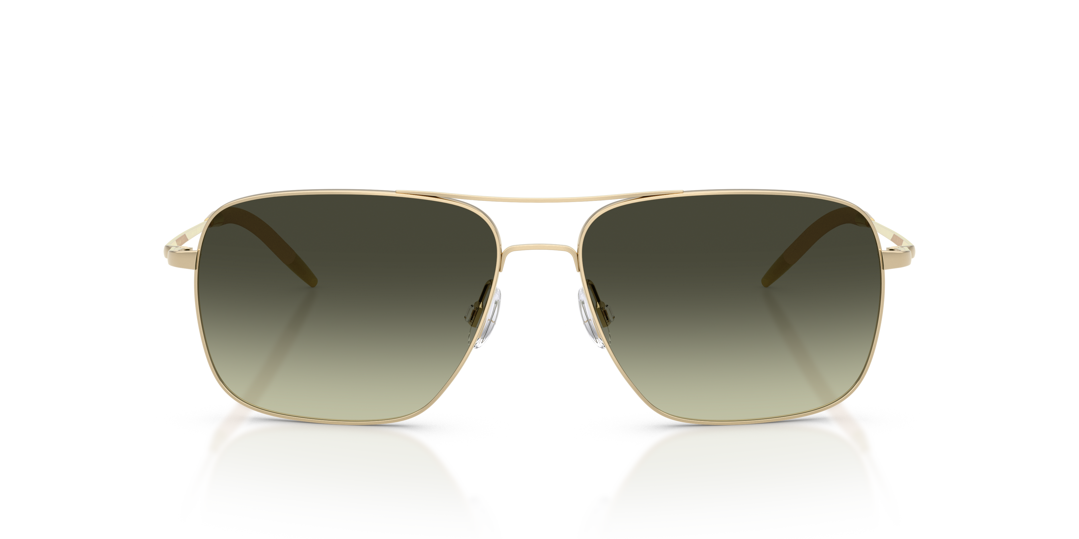 Oliver Peoples Man Oliver Peoples OV1150S CLIFTON 5035BH Sunglasses Metal Gold Green G15 Squared Norma