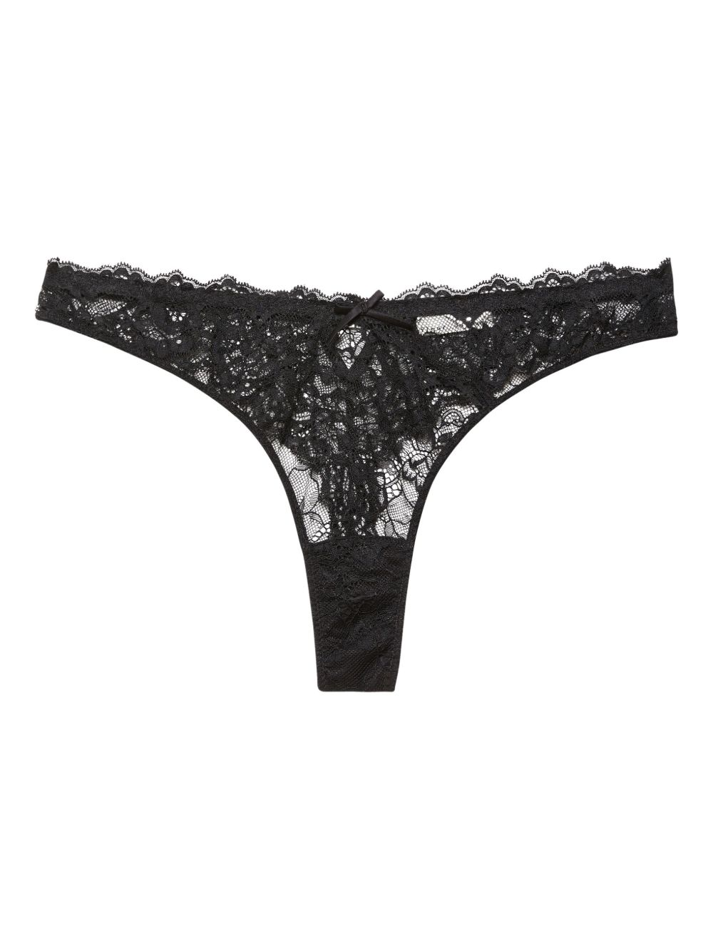 Fleur Du Mal Bianca thong - Black