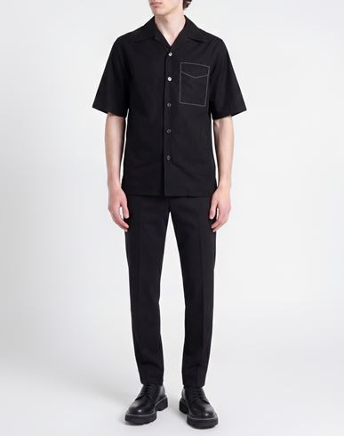 Man Shirt Black Size 15 ¾ Cotton