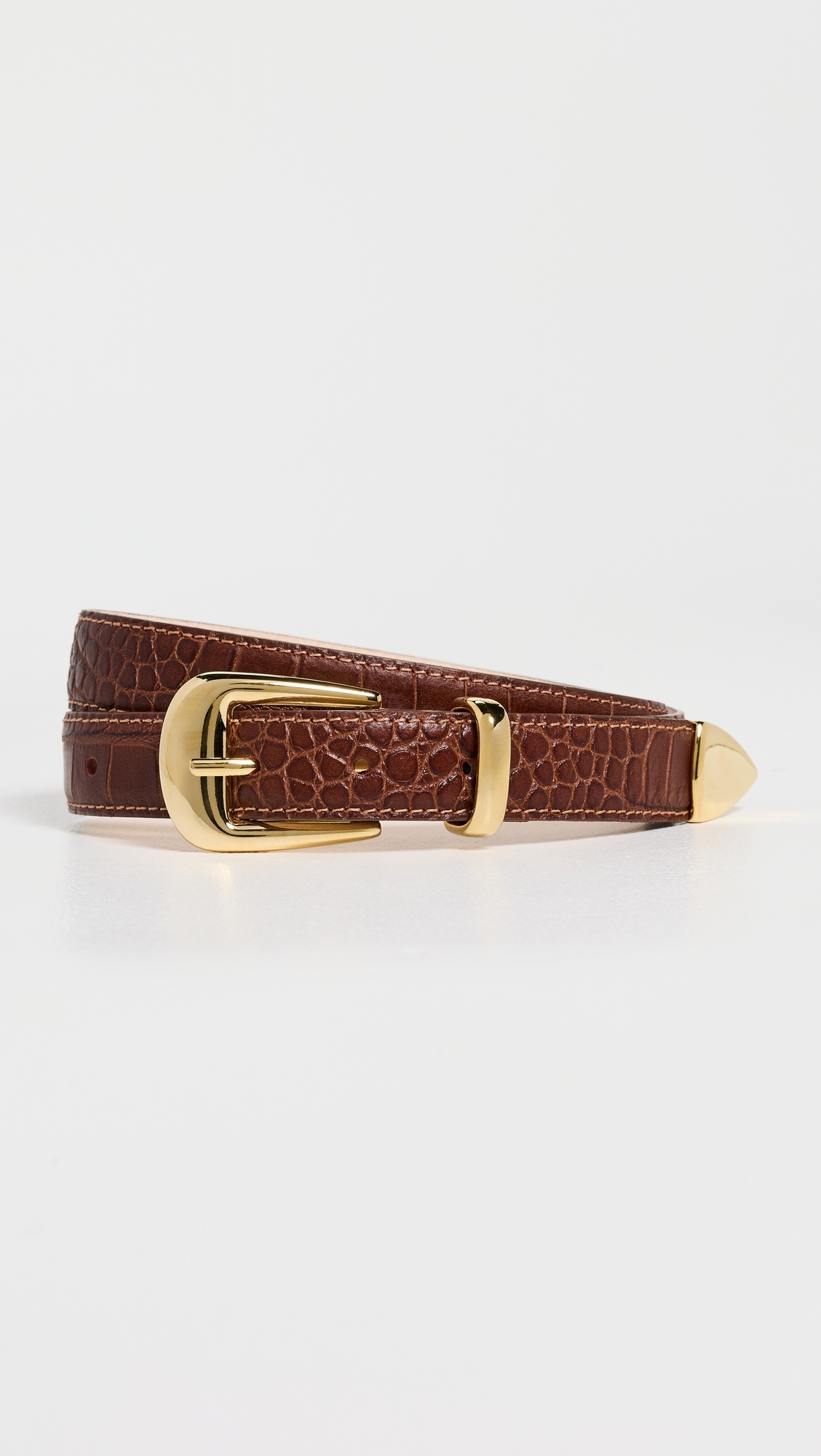 No.16 Leather Belt Umber