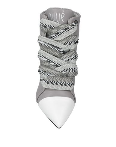 Ovyé Woman Ankle boots Grey Size 6 Leather