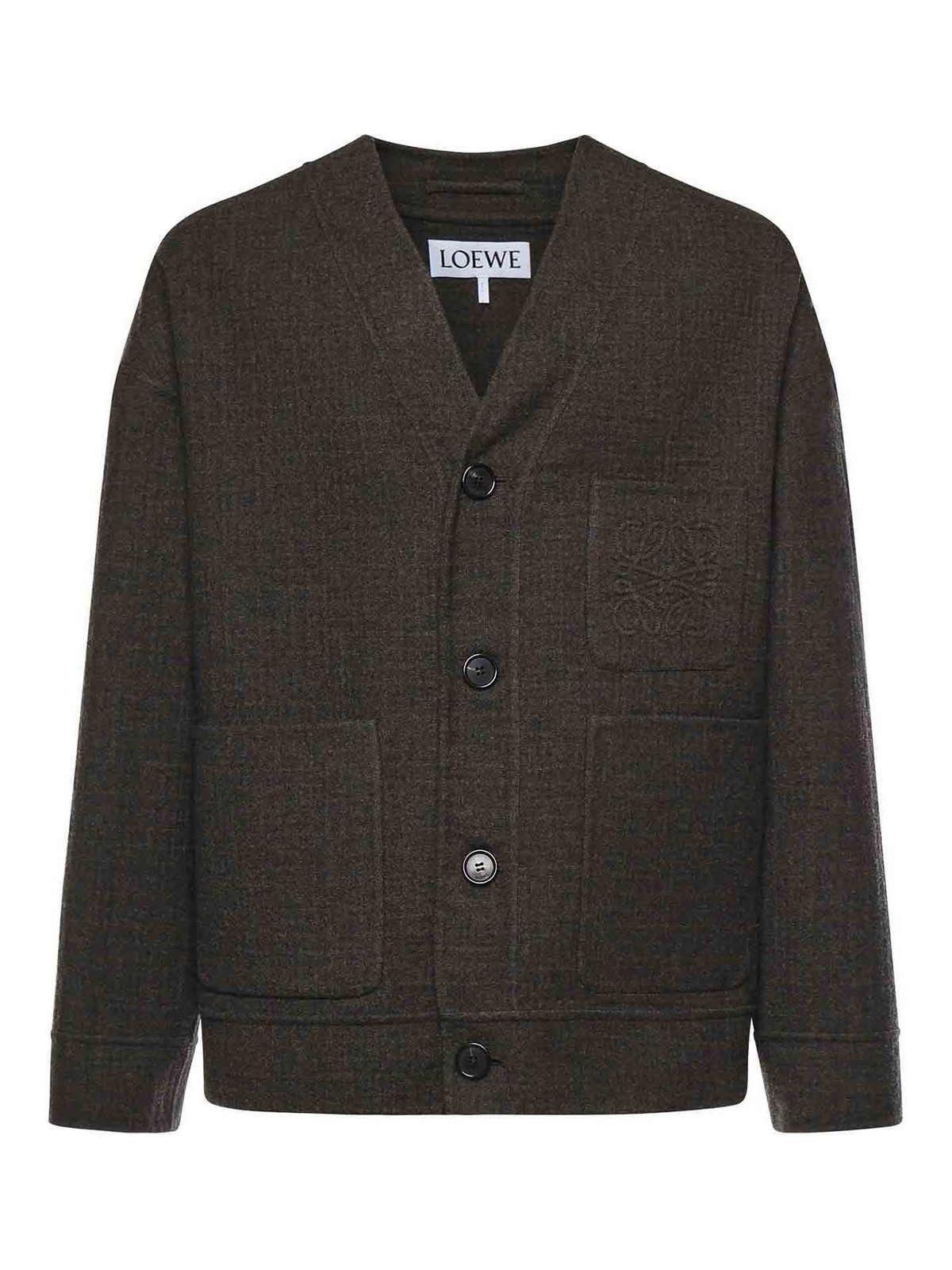 Cotton And Silk Blend Cardigan